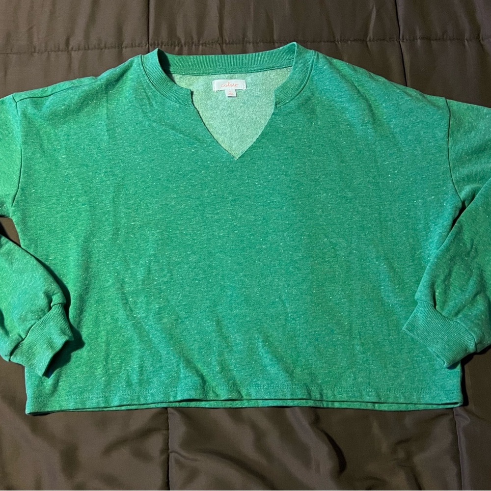 Colsie Green Sweatshirt